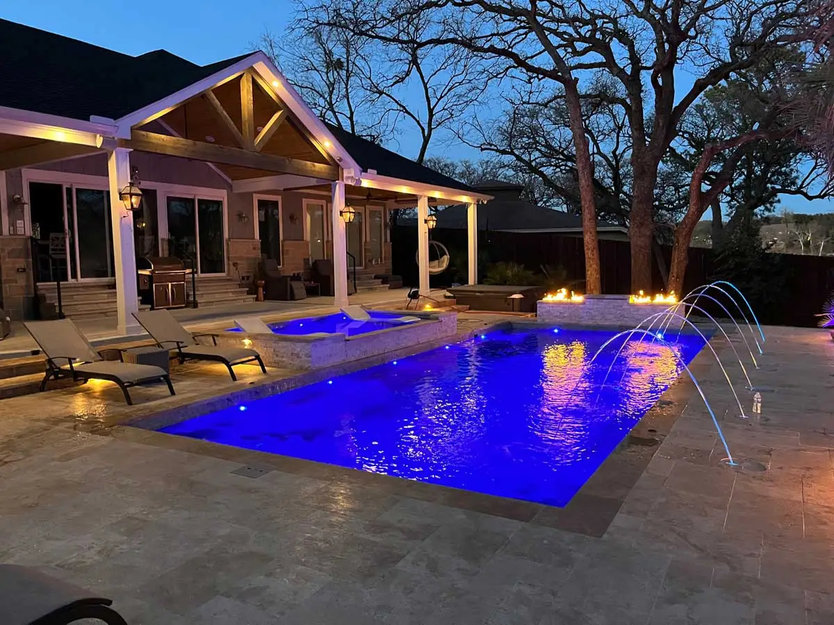 Supreme35-fiberglass-pools-leisure-pools-dallas Water features for your San Antonio swimming pool